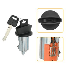 DUZFOREI Door Lock Cylinders & Ignition Switch with Keys Replacement for Ford Econoline E150 E250 E350 Van 1997-2018 Replaces 703369 597638 707624 DL5886