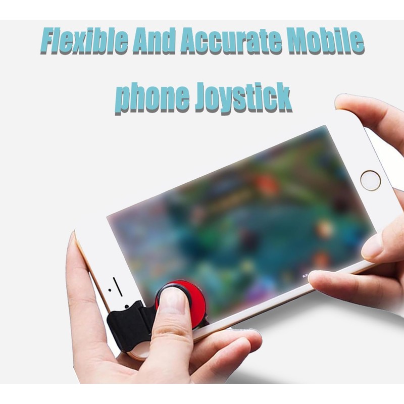 Amaezorx 1 pcs Red mobile joystick game controller with L1R1