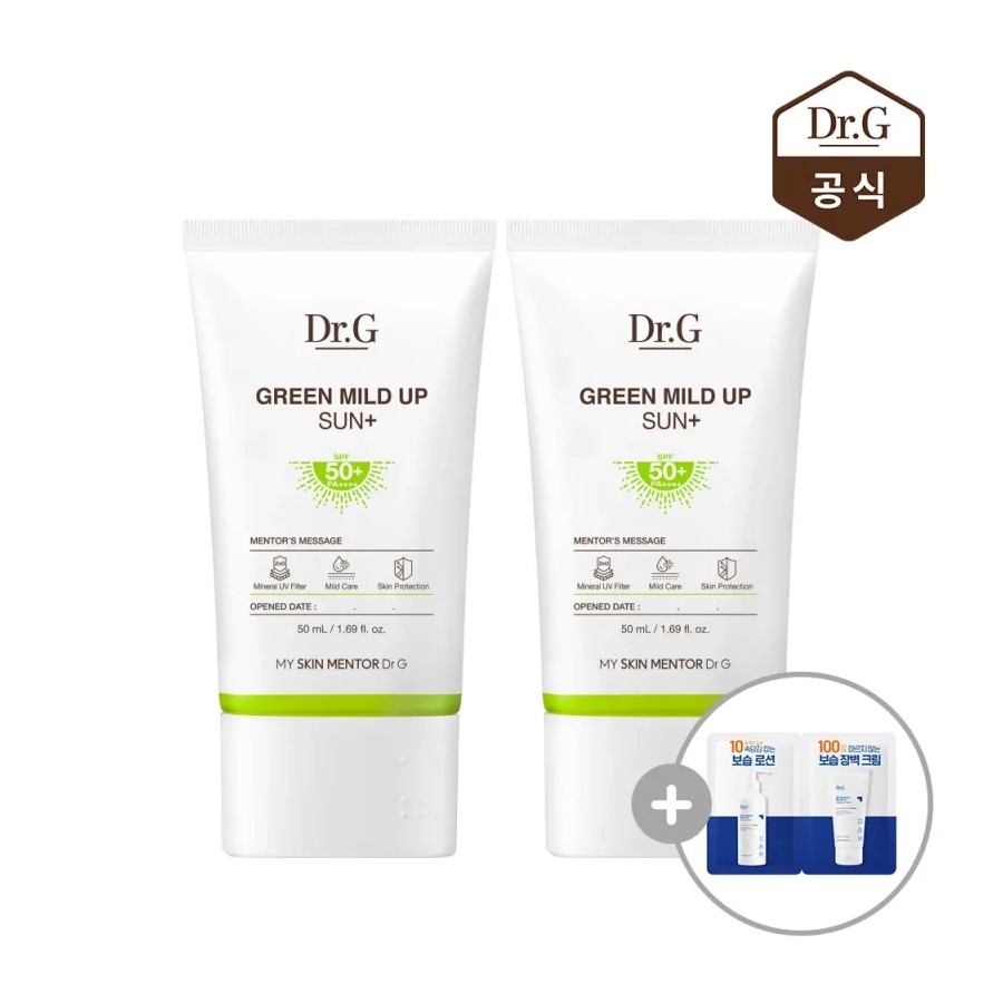Dr.G Green Mild Up Sun Plus 50ml x 2 + Barrier D 2-row sachet