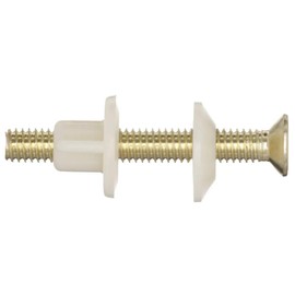 4 X Brass Toilet Seat Hinge Bolts Nuts Standard Replacement 5/16" Metal Screws