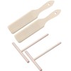 Smart-Planet Set of 2 crepe maker distributors and spatulas for