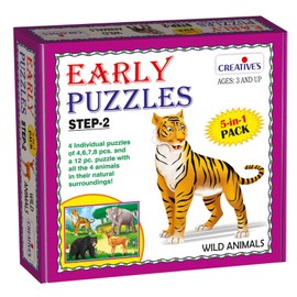 Creative Educational Creative Early Step Wild Animals Puzzles