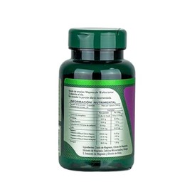 Magnesio Complex 3 en 1 – Glicinato, Citrato y Óxido – Fórmula Avanzada para Uso Diario – 90 Cápsulas | Herbalia Lab