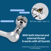1080° Rotating Filter Faucet Extender,PP Cotton Filter Faucet, Universal Splash