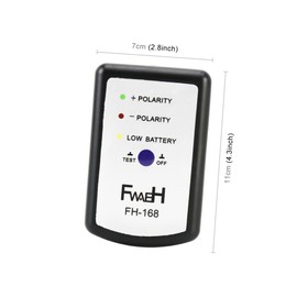 Anneome Speaker Polarity Tester Audio System Phasemeter for Car Speakers Horn Polarity Testing Tool Durable Design for for Troubleshooting Audio Systems