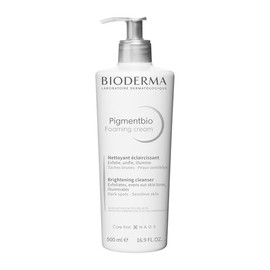 BIODERMA, Limpiador Exfoliante, Pigmentbio Foaming Cream, Jabón en Crema Exfoliante para Rostro, 500ML                                                