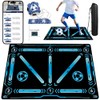 Soccer Training Mat with QR Code Tutorials, Footwork Practice Mat
