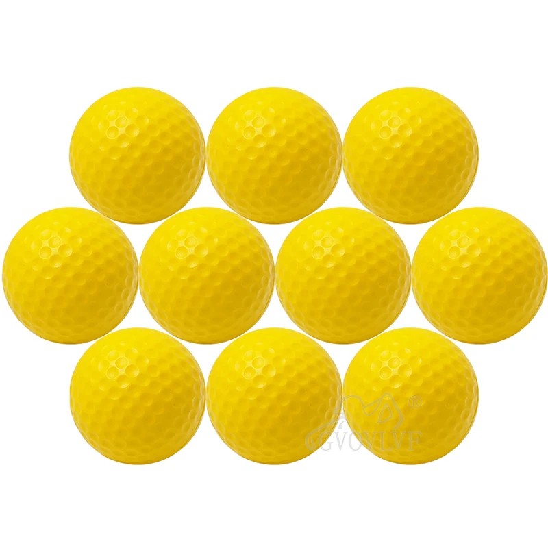 10-Pack Soft Golf Practice Balls for Indoor Swing Training –