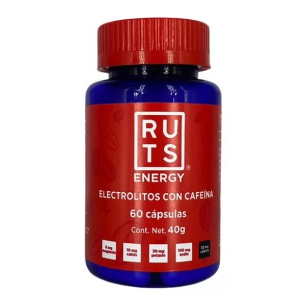 RUTS ENERGY Electrolitos Multisport Ruts Energy Capsulas + 30mg Cafeina
