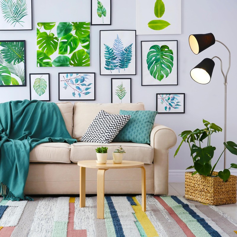 ledscom.de 2 Stück E27 LED Leuchtmittel, A60, warmweiß (2700 K),