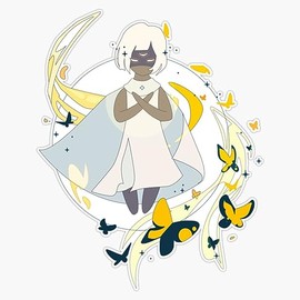 Yellow Butterflies - Sky Cotl Children of The Light Bumper Sticker Vinyl Decal 5"