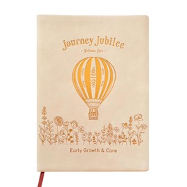 Journey Jubilee All-in-One Baby Journal, Tracking Daily Essentials, Feeding, Sleep, Milestones, Growth Charts, Vaccinations and More, Gift for New Parents and Baby Boy or Girl (0-6 months)