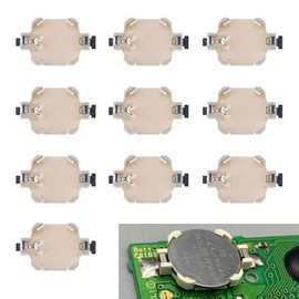 12PCS CR1616 Battery Holder for Gameboy Advance Color Game Card PCB Board, CR1616 Battery Holder Tray for GB GBA GBC
