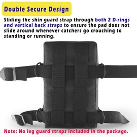 Catcher Knee Savers For Kids Youth And Adult Improved Design Catcher Knee Support for Baseball Softball Catchers Knee Pads Catchers Knee Wedge with Soft And Durable Cushion (Youth)