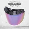 Motorcycle Helmet Lens Metal Button Removable UV Protection Adjustable Motorbike