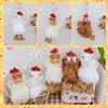 BZQCPLX 3 pcs Chicken Novelty Plush Animal, Funny Chicken Stuffed