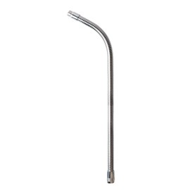 yinyu Microphone Flexible Gooseneck Hose Arm for Microphone - Mic Stand Mount Extension Tubes with Universal 5/8-27" Thread (Chrome, 9.8 INCH)