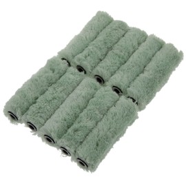 Coral 41851 Earthwise 4 inch 10 piece pack Paint Mini Roller Covers Eco-Friendly 12MM Med Pile Recycled Microfibre