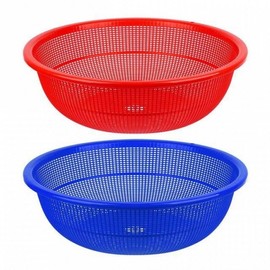 Round Plastic Strainer Basket No. 8 (Color) Random