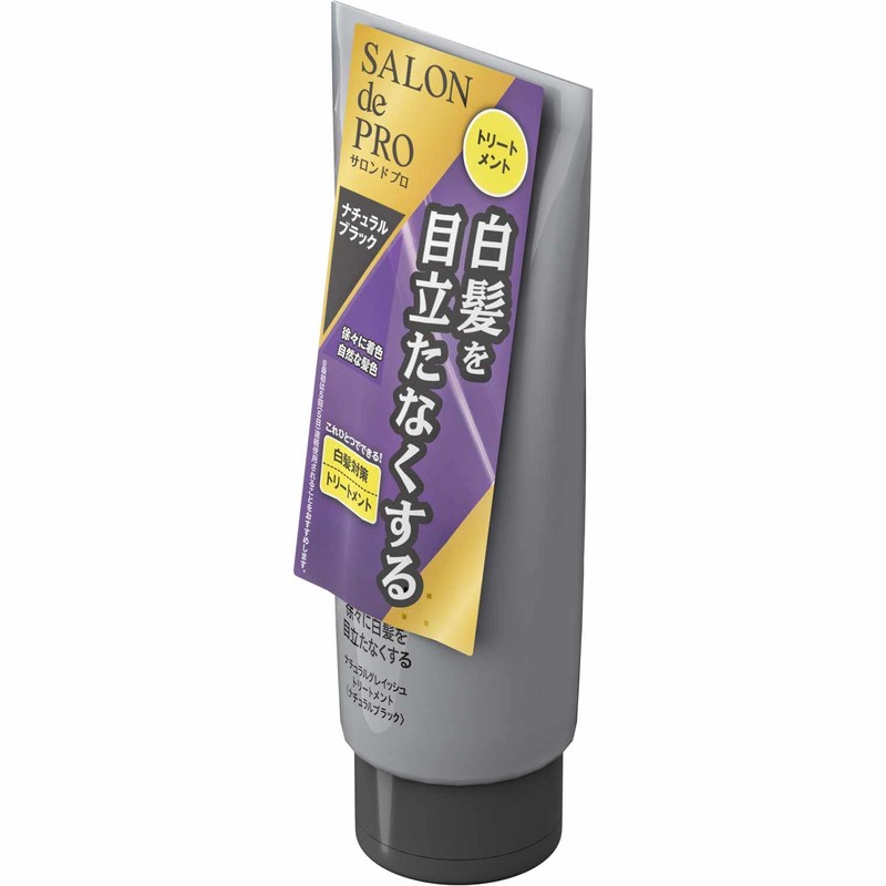 SALON DE PRO Natural Grayish Treatment, Natural Black, 6.3 oz