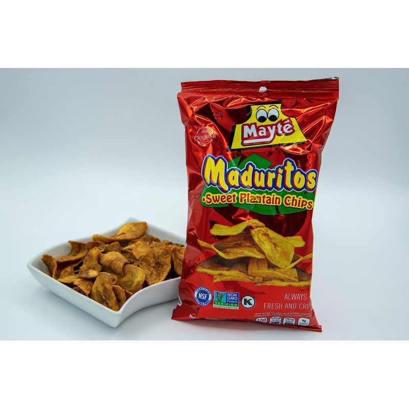 Sweet Plantain Chips Mayte / Maduritos Dulcesitos Mayte 3.3oz -