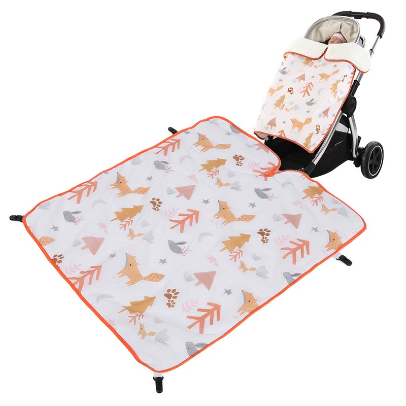Baby Windproof Stroller Blankets Multifunctional Infant Pram Stroller Cover for