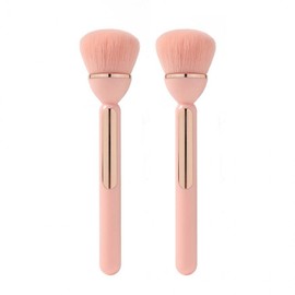Blending Makeup Brush 2-Piece Set (Pink) Powder Brush 11ea