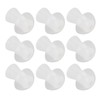 30pcs Hearing Amplifiers Eartips Soft Silicone White Accessories Replacement Earbud