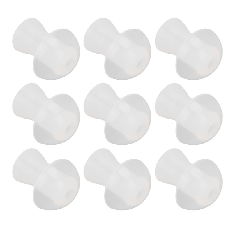 30pcs Hearing Amplifiers Eartips Soft Silicone White Accessories Replacement Earbud