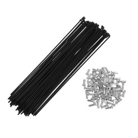 TUCKBOLD 72 Set 14G Bicycle Spoke 193mm Bike Wheel Spoke Carbon Steel Black