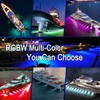 NBWDY 2Pcs Boat Drain Plug Light,RGBW IP68 Underwater Boat Lights