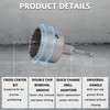 WGLOSI 9PCS Concrete Hole Saw Kit,Masonry Hole Saw with SDS
