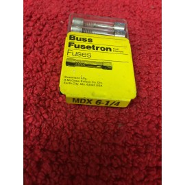 MDX 6 1/4 BUSSMANN FUSE 3AG SB   5 PCS  NOS