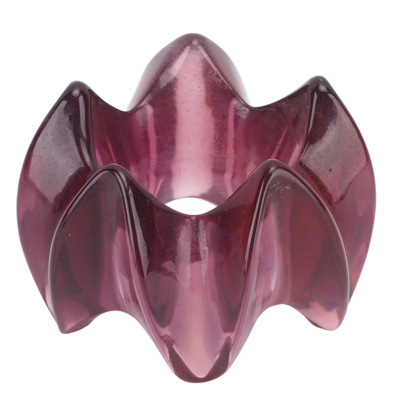 Resin Massage Ring Lotus Shaped Reduce Muscle Fatigue Facial Gua