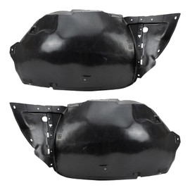 TRQ TRQ Front Inner Fender Liner Set Compatible with 2008-2010 INFINITI G37 IN1248114 IN1249114