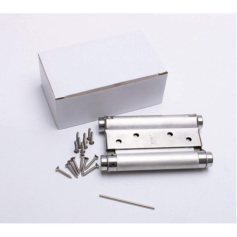 Ranbo 4 Inch Double Action Spring Hinges 304 Stainless Steel
