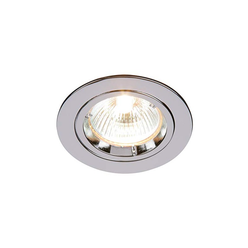 Saxby Cast 50W Modern Decorative Fixed Chrome Plated Halogen GU10