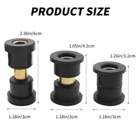 LIDSCURA 1015583 Front Rear Leaf Spring Bushing Kit, Replacement for Club Car DS Golf Cart 1992-Up, Replaces 1012303 1016346 1016349 1016350