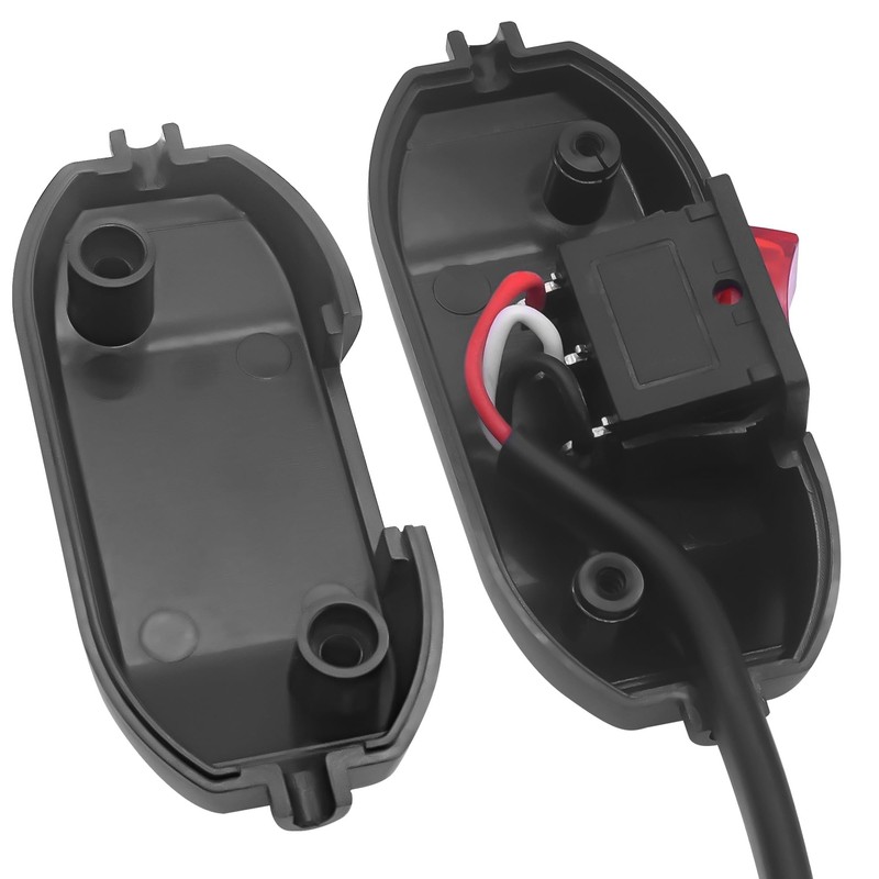 XMSJSIY 3A 12V 24V Inline Cord Switch ON/Off Push Button