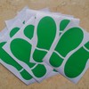 CAOCAOOO 20 Pairs 40 Prints Green Footprints Floor Decals 7