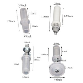 Meuey Lyot 1Set Bi-fold Door Hardware Repair Kit Sliding Door Hardware Includes Top and Bottom Brackets Top and Bottom Pivots and Guide Wheels Door Repair Kit for 1 "to 1-3/8" Thick Doors (Silver)