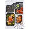 Bakemaster Professional Vitreous Enamel Non-Stick Baking Tray, Black, 24 x