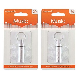 Crescendo Music Ear Protector Earplugs Set of 2