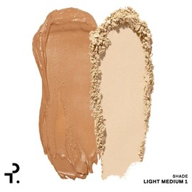 PATRICK TA Major Skin Crème Foundation and Finishing Powder Duo - Light Medium 1, 0.73 Ounce