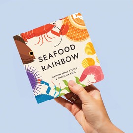 Seafood Rainbow Board Book: Ocean Food Rhymes, Colors & Shapes. Baby-Toddler Learning 0-4 Years. Read-Aloud Early Reader, Preschool Fun, Classroom Must Have & Gift By Chunky Deli