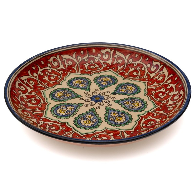 PODARI Lagan Rishtan Serving Plate, Ceramic Plate, Diameter 29 cm,