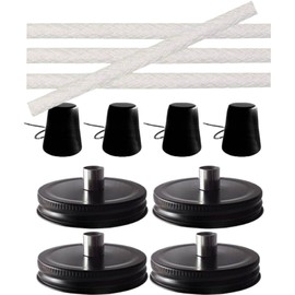 Tabletop Torch Kit,Tabletop Torch Kit Set with Stainless Steel Lid - Lamp Accessories with Protective Tube Stainless Steel Lid Leak-Proof Decorative Table Decor for Women Men Adults