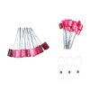 20x 40cm Red Barrier Cable Seals – Tamper-Proof Steel Strap,