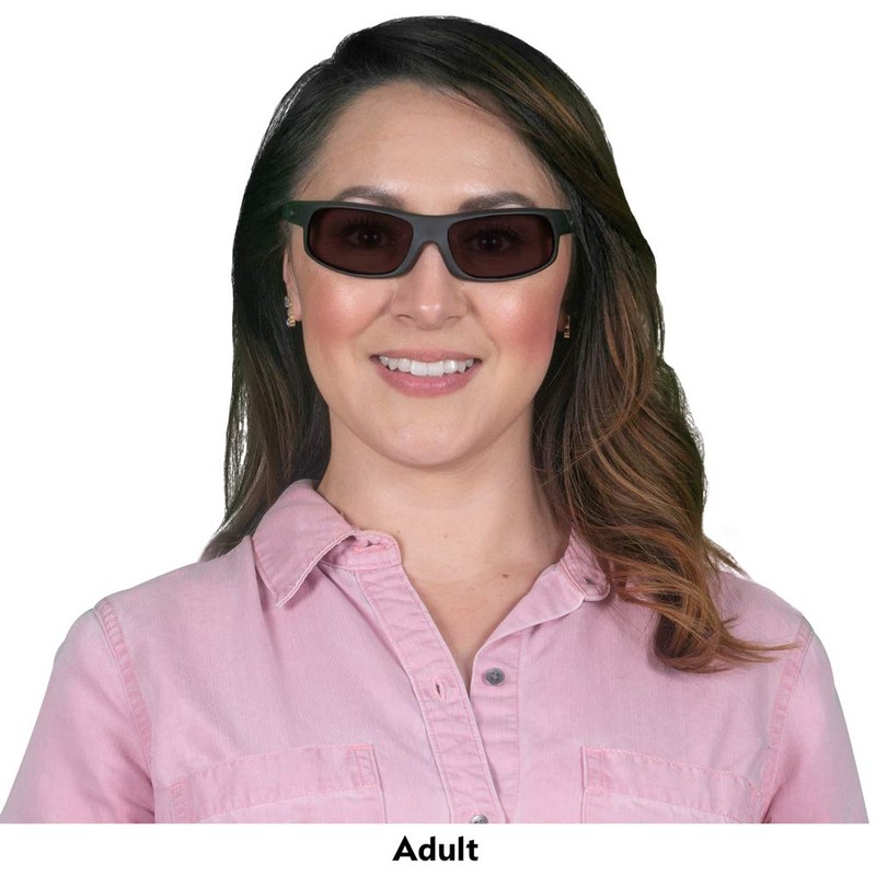 TheraSpecs Petite Wrap FL-Sun Sunglasses for Light Sensitivity