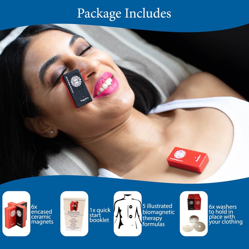 SaveMeMagnets - Biomagnetism Wellness Kit | 6 Therapeutic-Grade Magnets &